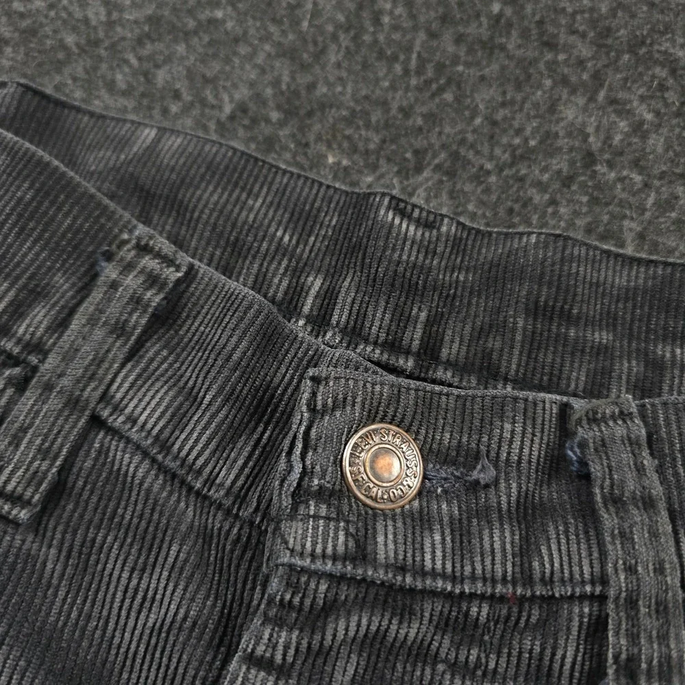 Vtg 70s Levis Mens Corduroy Pants (Fits32x30) Straight Leg Ribbed Talon 33x32